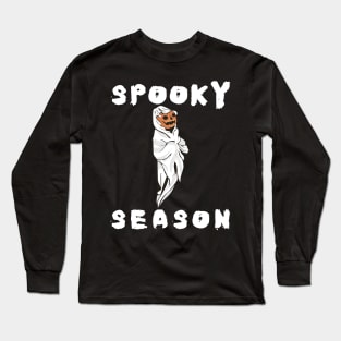 Groovy Ghost Spooky Season Long Sleeve T-Shirt